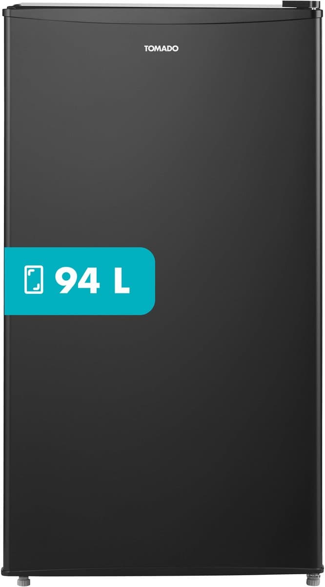 Tomado TLT4702B - Tafelmodel koelkast - 94 liter - 3 draagplateau's - Energielabel D - Zwart — afbeelding 1