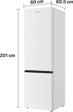 Heinner HCNF-HM326INVD Koel-vriescombinatie 326 L – Elektronische Bediening met Intern Display – Super Freezing – Omkeerbare Deur – Wit – 5 Jaar Garantie — thumbnail 3
