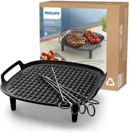 Philips Grill Set Airfryer Accessoire - HD9946/00 - Geschikt voor Philips - Grillplaat met 5 spiesen — thumbnail 14
