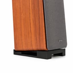Alvora speaker standaard geschikt voor Edifier R1280DB - Bureau standaard voor boekenplank speaker - 13° kanteling - Zwart — thumbnail 1