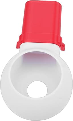 Boor Stofvanger - Stofopvangkom - Stofvrij Boren - Snelle Ontgrendeling - 20 cm Pakket - Wit Rood — thumbnail 1