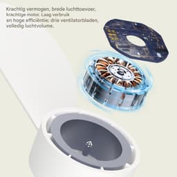 Draagbare Plafondventilator - Ventilator Lamp - Buiten Verkoeling - Dubbele Functionaliteit - 7200mAh Batterij - Enkel Kenmerk — thumbnail 5