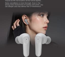 Earbuds voor Taalvertalers - Ondersteuning voor 144 Talen - Instant Voice Translator Apparaat - Real Time WL BT Stemtaalvertaler Hoofdtelefoon voor Binnen en Buiten — thumbnail 4
