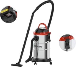 Cellista Nat- en Droogstofzuiger 1200W - Industriële Stofzuiger - Bouwstofzuiger - Waterzuiger met Blaasfunctie - 18L RVS Reservoir - 19 kPa Zuigkracht — thumbnail 1