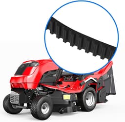 Dailygoods- Distributieriem Vervanging 20 mm - Compatibel met Countax - Compatibel met Westwood - Rubber - Omkeerbaar Tractor Maaidek - Zwart - Grasmaaierriem — thumbnail 3