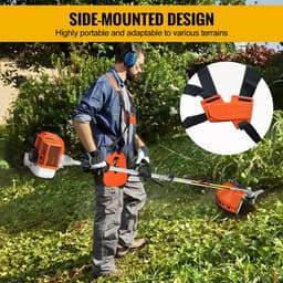 Innovastore Grasmaaier - Handgrasmaaier - Benzine Grasmaaier - Bosmaaier - Heggenschaar - Kettingzaagmaaier - 6-in-1 benzinetrimmer - — thumbnail 4