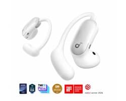 soundcore AeroFit 2 Pro by Anker - Eerste hoofdtelefoon met 2 draagmodi - 2-in-1 open ear hoofdtelefoon & semi-open - Ear ruisonderdrukking - Bluetooth 6.1 - Hi-Res - LDAC - Spatial audio