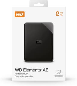Externe Harde Schijf - Opslagstation Portable - Bestanden Opslaan - Inclusief Backup Software - 2 TB - Zwart — thumbnail 1