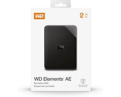 Externe Harde Schijf - Opslagstation Portable - Bestanden Opslaan - Inclusief Backup Software - 2 TB - Zwart