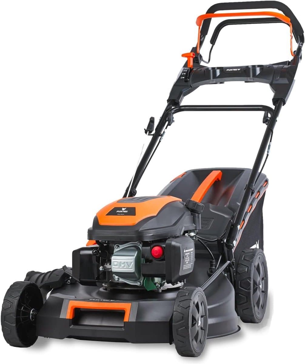 Benzine Grasmaaier - Loopmaaier - Gazon Onderhoud - Flexibele Aandrijving - 51cm Maaibreedte - Zwart — afbeelding 1