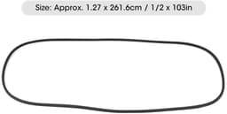 Dailygoods- Grasmaaier Riem Vervanging - Rubber Materiaal - Geschikt voor LA105/LA110/LA115 - Afmetingen 1,27 x 261,6 cm - Onderdeelnummer GX20072 - Nieuw Artikel - Maaidekriem — thumbnail 5