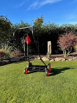 Handgrasmaaier - Kooimaaier Gazon - Gazon Onderhoud - 7 Messen Staal - 457 cm - Groen — thumbnail 3