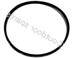 Grasmaaier Riem - Vervangende Tandriem - Grasmaaier Onderhoud - Origineel Reserveonderdeel - 34 x 10 x 01 cm - Zwart