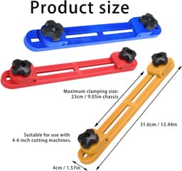 Verstelbare zaagbasisplaat - Aluminium geleidingsplaat, zaagbasis, cirkelzaag rails, snelle positionering — thumbnail 4