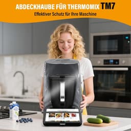 Stofhoes Keukenmachine - Beschermhoes Robot - Keuken Netjes Houden - Met Handgreep - 32 x 273 x 48 cm - Grijs — thumbnail 3