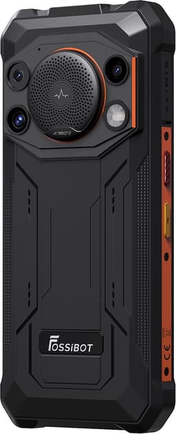 FOSSiBOT F110L Robuuste Smartphone - Dual SIM - 4GB RAM - 128GB ROM - 10000mAh - 6,745 inch HD+ IPS Scherm - IP68 Waterdicht Telefoon -Android 15- GPS,NFC,OTG -oranje — thumbnail 4