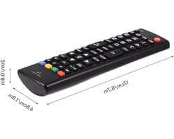 Universele afstandsbediening als vervanging voor AKB73715603, geschikt voor 42PN450B, 47LN5400 en 50LN5400 TV's met leermogelijkheden en gebruiksvriendelijke functies