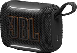 JBL Go 5 - Draadloze Bluetooth Mini Speaker – Voor Onderweg en Thuis – Sfeerverlichting - Draadloos Muziek Box – Boxje - 10 uur - IP68 - Waterdicht - Zwart — thumbnail 1