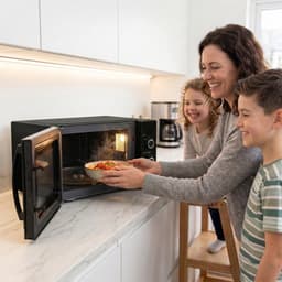 Heinner Magnetron 25L – 800W – 5 Vermogensniveaus – Ontdooifunctie – Draaiknop & Timer – Zwart — thumbnail 9