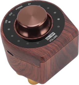 Kleine Versterker - Hifi Stereo - Muziek Streamen - Compact Hout Design - 2.0CH - Houtkleurig — thumbnail 4