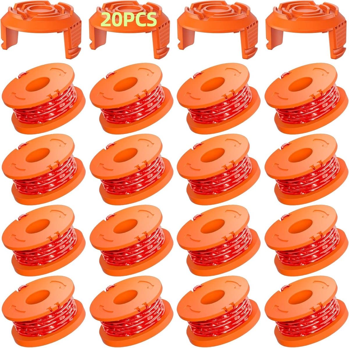 16 stuks draadspoelen 3m – WA0004.1/WA0010 Ø1,65mm, voor bosmaaier — afbeelding 1