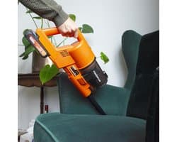 Dual Power Steelstofzuiger POWDP60700- 20V draadloze stofzuiger – 1.2l tank - zonder accu en lader - met 3 acc.