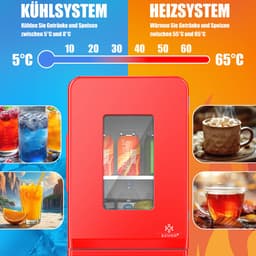 KESSER® Tafelmodel Koelkast 15 Liter AC DC 220-240V en 12V - Mini Koelkast Vrijstaand met Verwarmingsfunctie - Koelbox ideaal voor Auto en camperen - — thumbnail 5