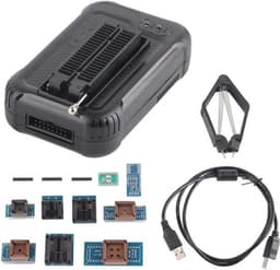USB Universele Programmeur, TL866II Plus USB Programmeur met 9 Krachtige Flash Adapters, EEPROM Flash 8051 AVR MCU GAL PIC, 15000+ Ondersteuning, voor 2000/XP/2003/2008/VISTA/7/8/10, standaard — thumbnail 1