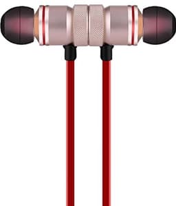 Draadloze Bluetooth sportkoptelefoon met geïntegreerde magneten en multi-pairing V4.1 technologie voor lange standby- en spreektijden met één volle lading (2 kleuren optioneel) (goud) — thumbnail 5
