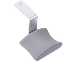 Hoofdtelefoonhouder - Koptelefoonhanger Headsetstandaard - Hoofdtelefoon Opbergen - Verstelbare Siliconen Pad - 8 x 6 x 2 cm - Grijs