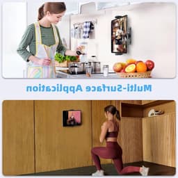 360° Verstelbare Wandhouder voor 4.7-14 inch Tablet, eReader en Smartphone, Aluminium Bevestiging, Geschikt voor iPad, Galaxy Tab en Kindle Fire — thumbnail 2
