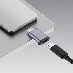 Dailygoody - Adapters USB C naar Micro USB - Gegevensoverdracht - Klein en draagbaar - Externe Harde Schijf - Geschikt voor tablet en laptop — thumbnail 4