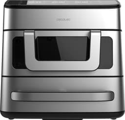 Heteluchtfriteuse Oven - Airfryer Pizzaoven - Grote Maaltijden Bereiden - Dubbele Functie - 18 Liter - Roestvrij Staal — thumbnail 3