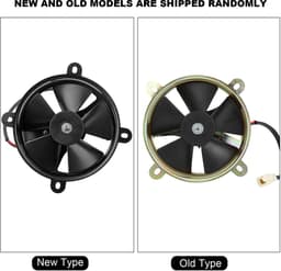 Allecto - Radiator Koelventilator - 12V Elektrische Koelventilator - 6in Omkeerbare Koelventilator - Zwart - Geschikt voor Quad Crossmotor 150c... — thumbnail 3