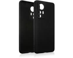 Beline Serie - Silicone Hoes - Xiaomi 12T - Zwart - Elegant Design