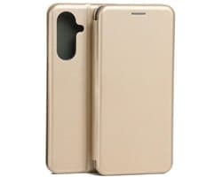 Beline Book Magnetic - Smartphone Hoes - Magnetische Sluiting - Gouden Kleur - Standfunctie