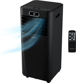 Auronic Mobiele Airco - 7.000 BTU - 3-in-1 - Airconditioning met 2 Raamafdichtingskits - Ventilator - Ontvochtiger - Tot 20m² - Zwart — thumbnail 1