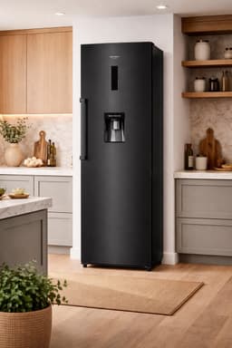 NextNorm NN373-1DKK-B - Luxe Enkeldeur koelkast 373L - ECO energy D - Water Dispenser - Display - LED Licht - Metal Shield Achterwand (RVS) - Easy Handle — thumbnail 7