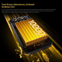 OUKITEL WP60 Rugged Smartphone 5G - 36GB RAM - 512GB ROM - 7,2 inch 120Hz - 10000mAh 33W - 108MP Camera - Dual SIM - Android 15 - NFC GPS - Geel — thumbnail 4