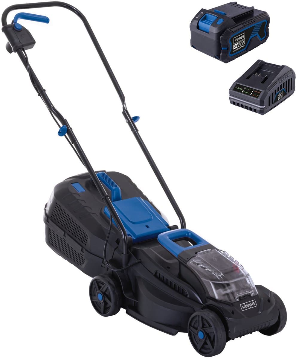 Scheppach Accu Grasmaaierset 20V BC-MP320-X-Set — afbeelding 1
