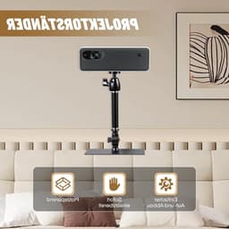 Verstelbare Projector Beugel voor Bed en Bank, 20 cm, Verborgen Ontwerp, Geschikt voor de meeste Projectoren, Ideaal voor Thuisbioscoop en Presentaties — thumbnail 5