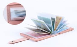 Elegante PU Leren Creditcardhouder met RFID Bescherming voor Vrouwen - Verkrijgbaar in 6 Kleuren en Geschikt voor Diverse Kaarten — thumbnail 2