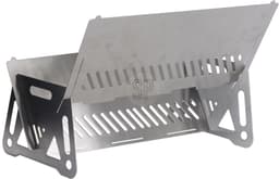 RVS - Mini Vouwbare Houtskool BBQ – Compact & Draagbaar - Zeer compact — thumbnail 3