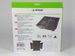 Opvouwbare barbecue 25 x 25 x 11,5 cm - Houtskoolbarbecue - BBQ met ventilatiegaten - 25 x 25 x11,5 cm - Lichtgewicht constructie van staal - Ideaal voor Tuin , Park of Vakantie — thumbnail 3