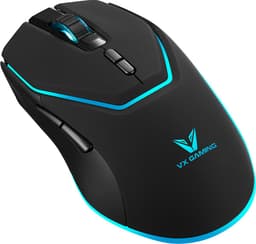Volkano Gaming Phoenix - Gaming muis - Draadloze muis - Bluetooth - 2.4 Ghz - RGB - 4.800 DPI - 7 Knoppen - Zwart — thumbnail 3