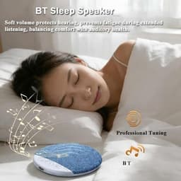 Slaapsprekers - Kussen Luidspreker voor Slapen - Ultradun (0,47 inch) - Geplande afsluiting - Onderkussen Bluetooth Speaker - Botgeleiding Technologie - Witte Ruis - batterijduur - Draadloos - voor Volwassenen & Kinderen - geel — thumbnail 4