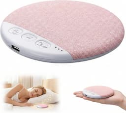 Slaapsprekers - Kussen Luidspreker voor Slapen - Ultradun (0,47 inch) - Geplande afsluiting - Onderkussen Bluetooth Speaker - Botgeleiding Technologie - Witte Ruis - Draadloos - Private Slaap Luidspreker voor Volwassenen & Kinderen - 1 roze — thumbnail 1