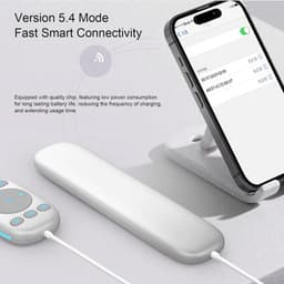Kussenluidspreker Om Te Slapen, Draadloze Bluetooth 5.4 Mini-luidspreker Onder Kussen Witte Ruisgenerator met 36 Geluiden 3 Automatische Uitschakeltimer, voor Zijlichte Slapers (wit) — thumbnail 2