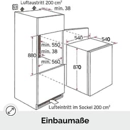 Vrijstaande Combi-Koelkast 120 Liter Energieklasse A+ — thumbnail 3