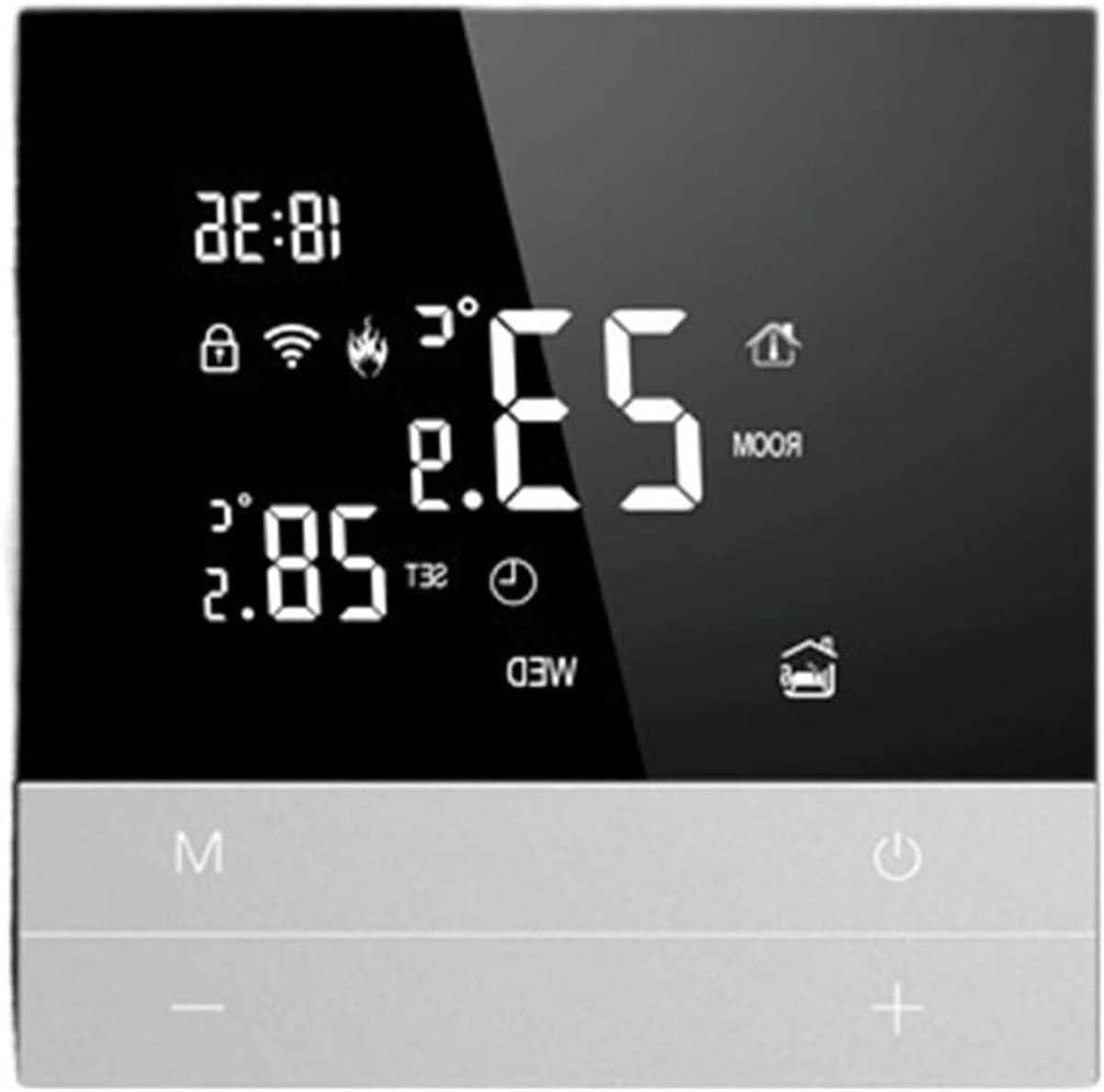 Slimme Thermostaat - Temperatuurregelaar - Comfort Verwarmen - App Bediening - 16A Max - Wit — afbeelding 1